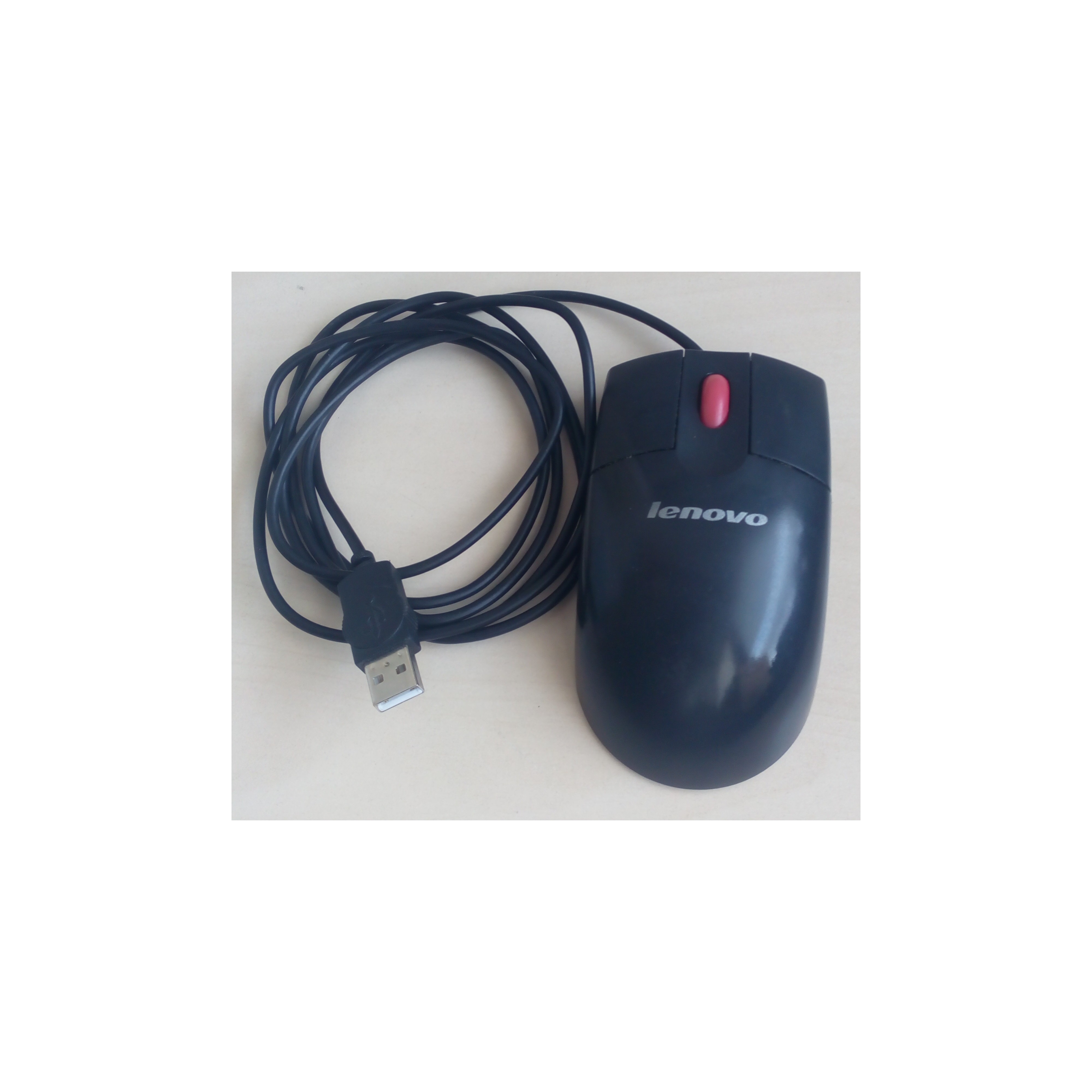 Optick&aacute; my&scaron; Lenovo čern&aacute;, USB
