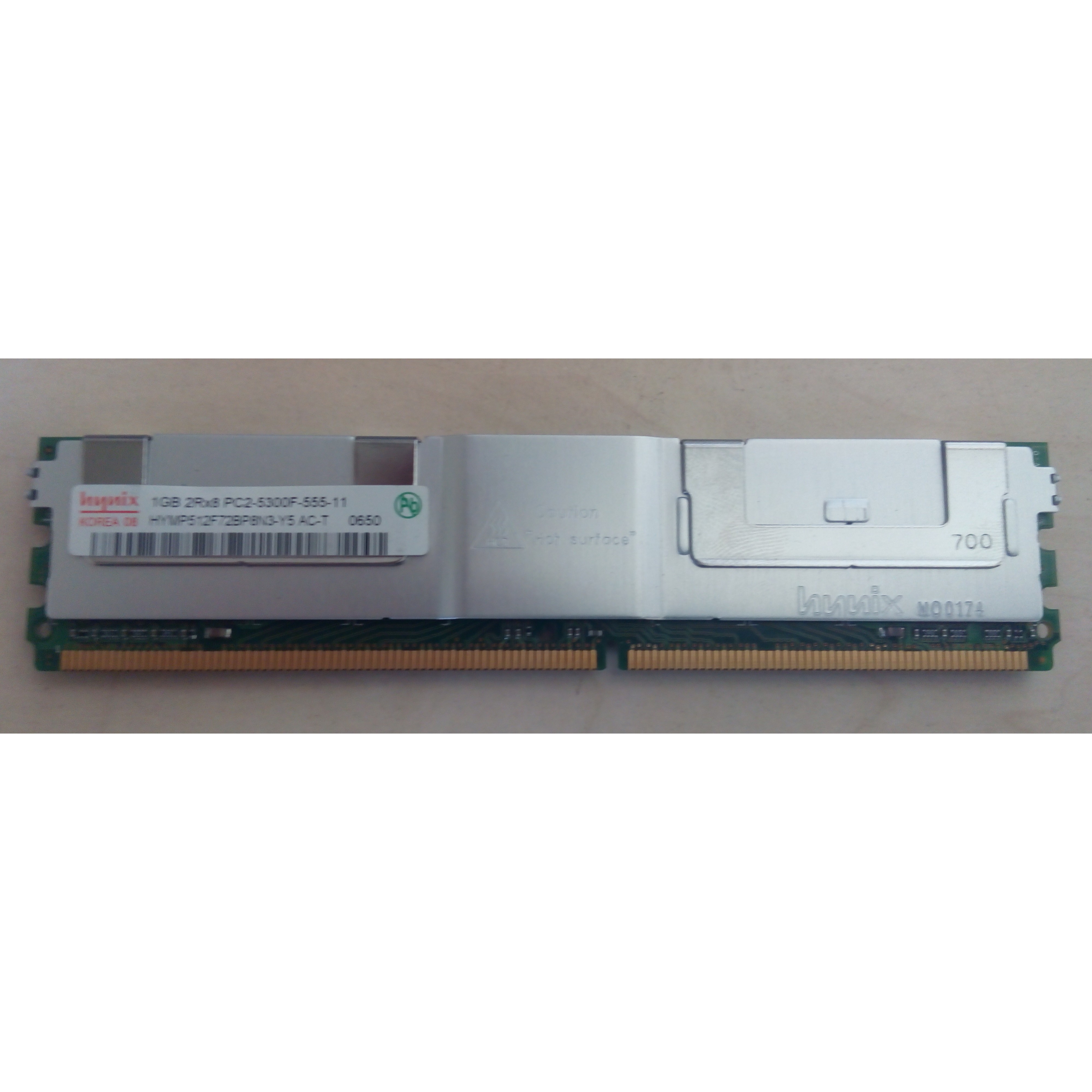 Hynix 1GB PC2-5300 DDR2-667MHz ECC Fully Buffered CL5 240-Pin DIMM HYMP512F72BP8N3-Y5 AC-T
